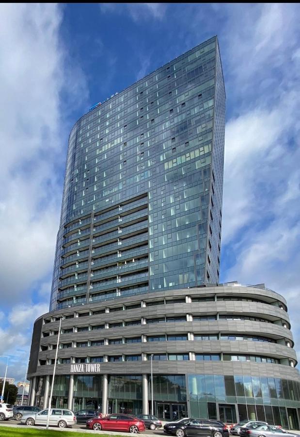 Apartamenty Hanza Tower Gold Szczecin Dış mekan fotoğraf