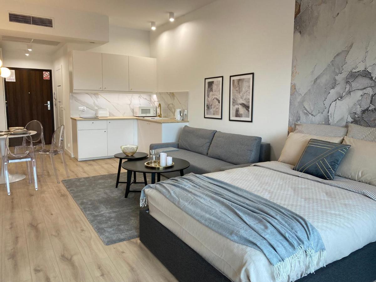 Apartamenty Hanza Tower Gold Szczecin Dış mekan fotoğraf