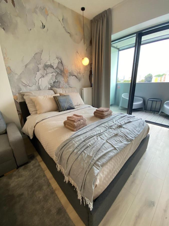 Apartamenty Hanza Tower Gold Szczecin Dış mekan fotoğraf