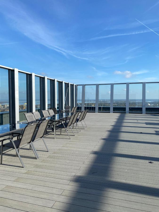 Apartamenty Hanza Tower Gold Szczecin Dış mekan fotoğraf